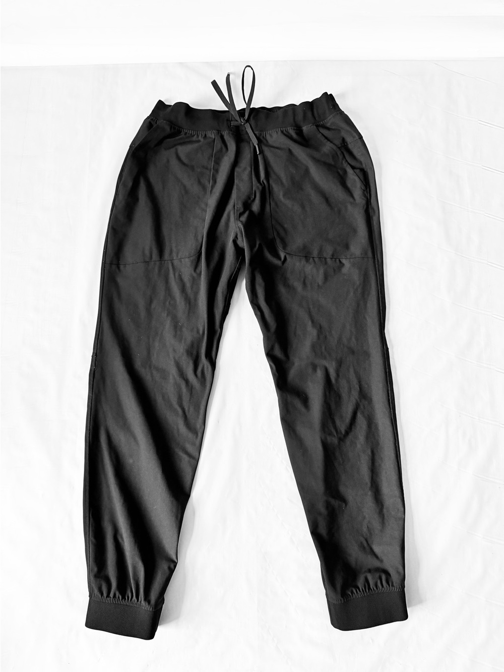 Lululemon ABC Warpstreme Jogger pants Black Athletic Drawstring Waist XXL